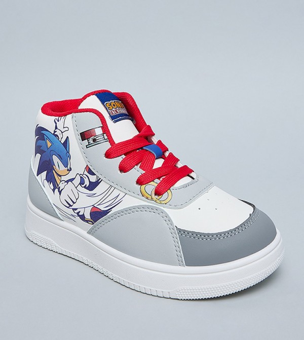 Sonic the Hedgehog Printed High Top Sneakers