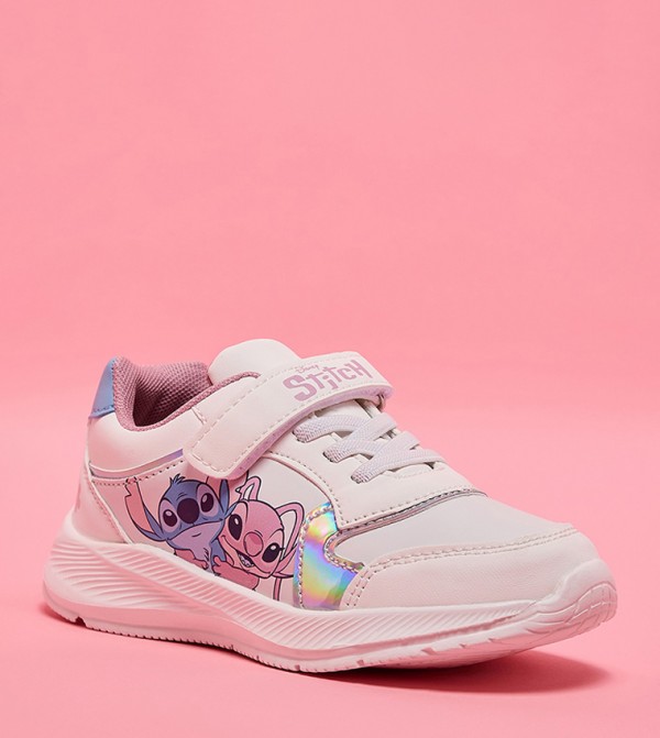 Stitch Print Velcro Sneakers