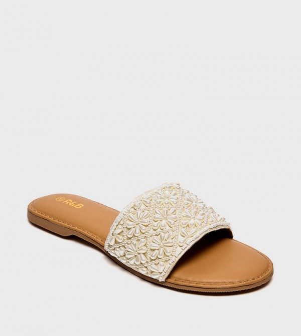 Embellished Flat Sandals
