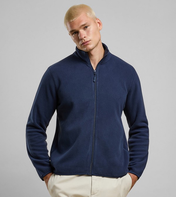 Solid Jacket with Zipper Closure