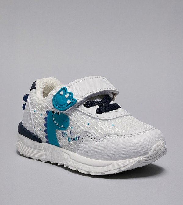 Dino Print Velcro Shoes