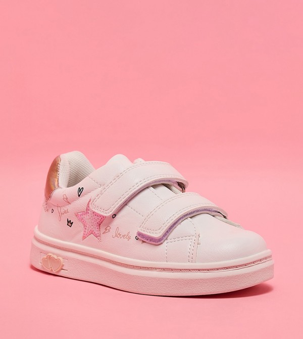 Printed Velcro Sneakers