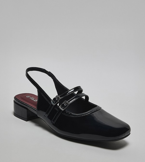 Glossy Mary Jane Pumps