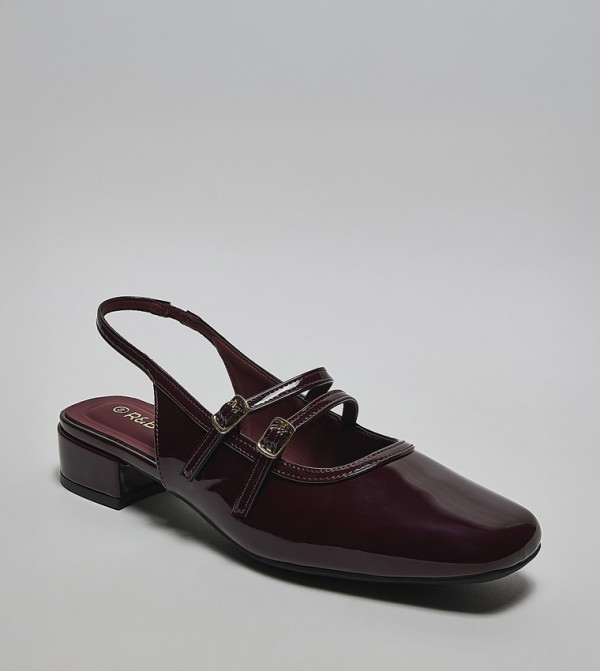 Glossy Mary Jane Pumps