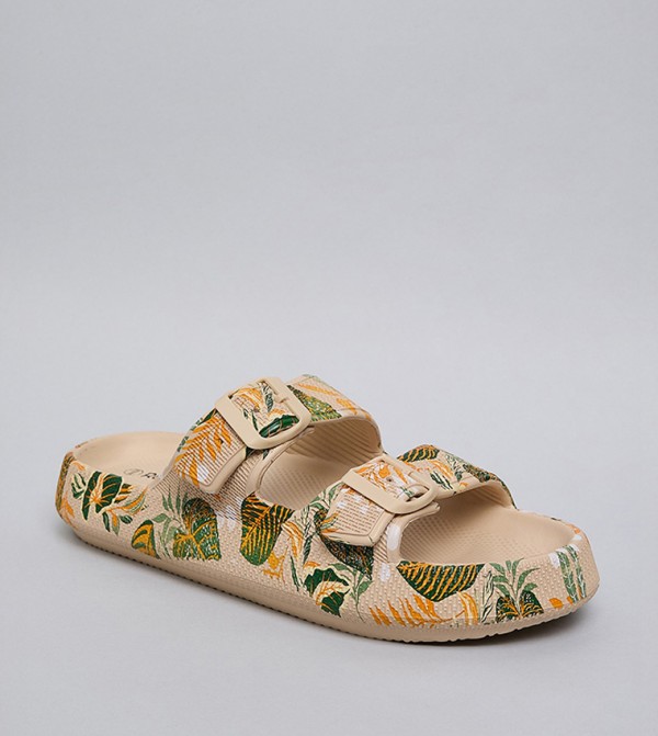 Printed Double Strap Slides