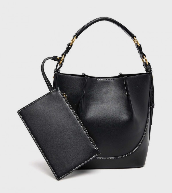 Textured Shoulder Bag