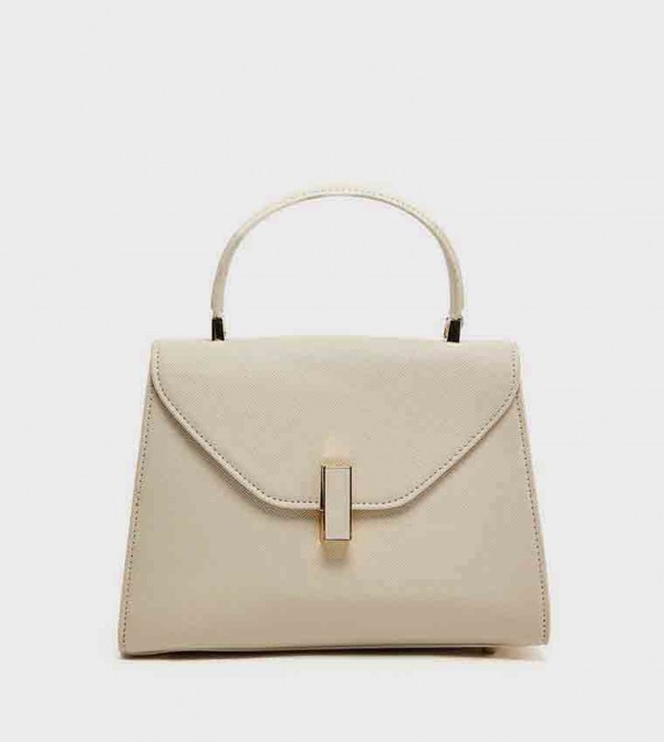 Textured Top Handle Bag