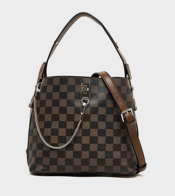 Checkered Shoulder Bag