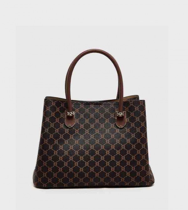 Patterned Satchel Bag
