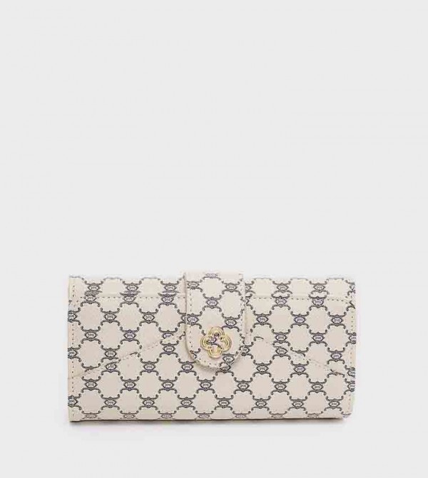 Patterned Long Wallet