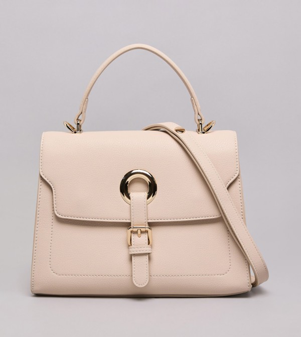 Solid Top Handle Bag