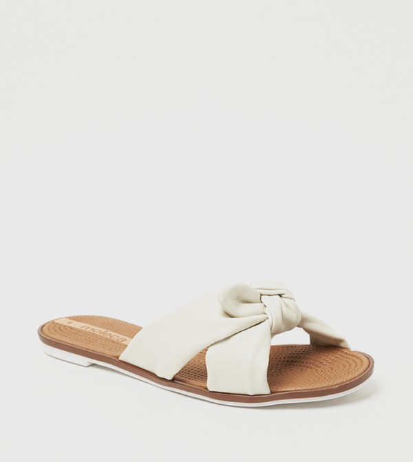 MARGO Knotted Strap Flat Sandals