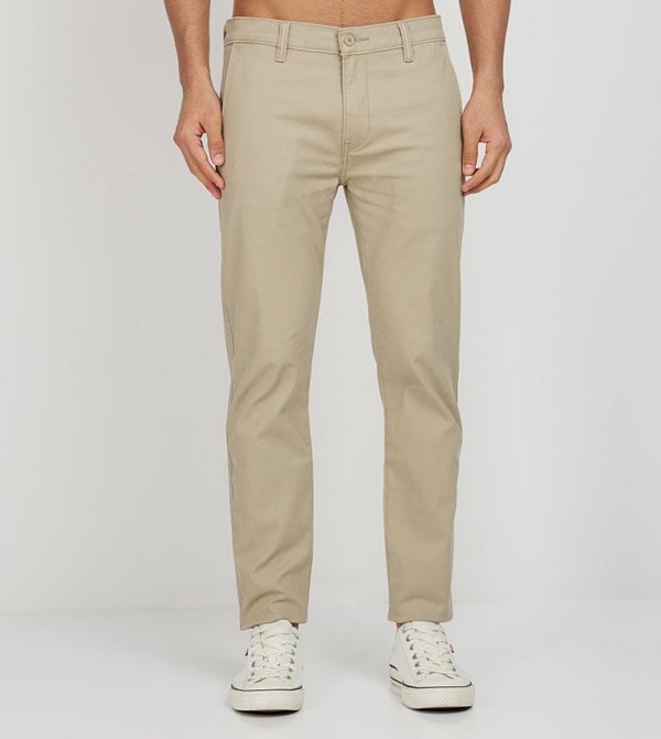 Slim Tapered Fit Mid-Rise Chino Pants