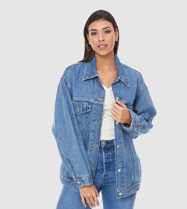 Levis oversized sale denim jacket