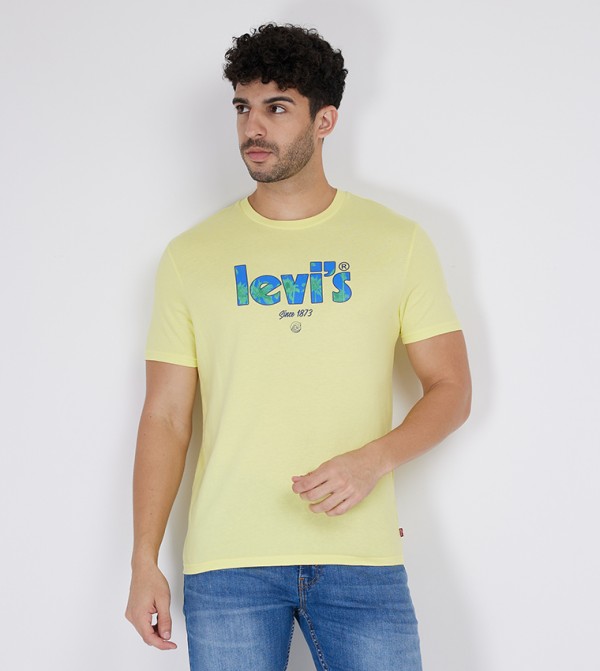 Logo Printed Crew Neck T-Shirt