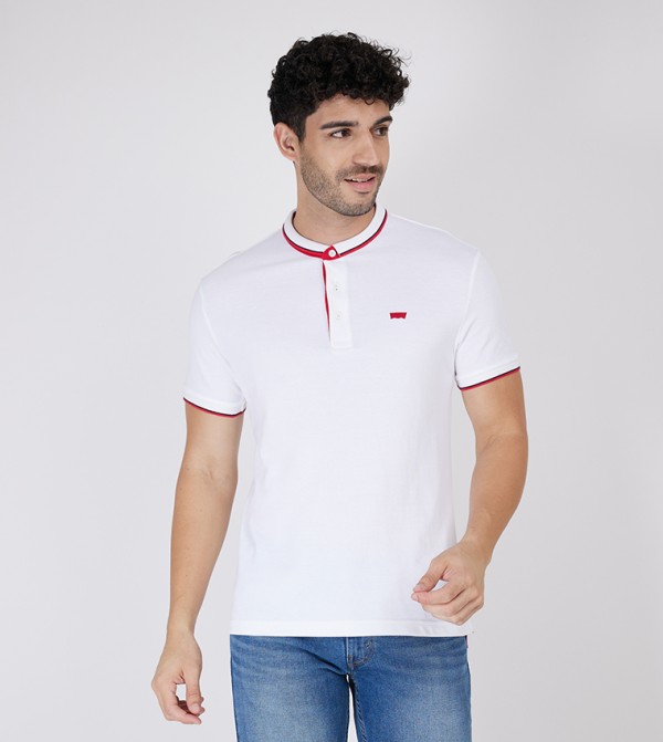 Logo Detail Short Sleeves Polo T-Shirt