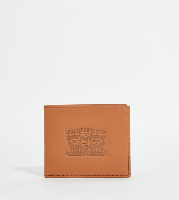 Logo Embossed Bi-Fold Wallet