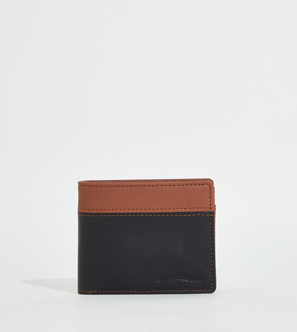 Color Block Bi-Fold Wallet