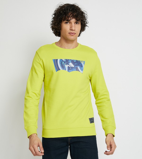 Logo Printed Crew Neck Sweatshirt