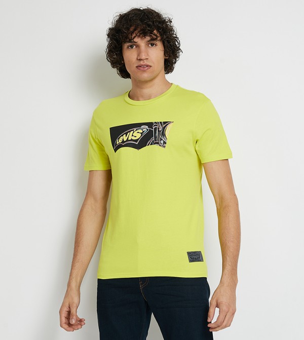 Logo Printed Crew Neck T-Shirt
