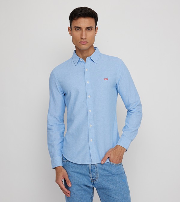 Logo Detail Slim Fit Shirt