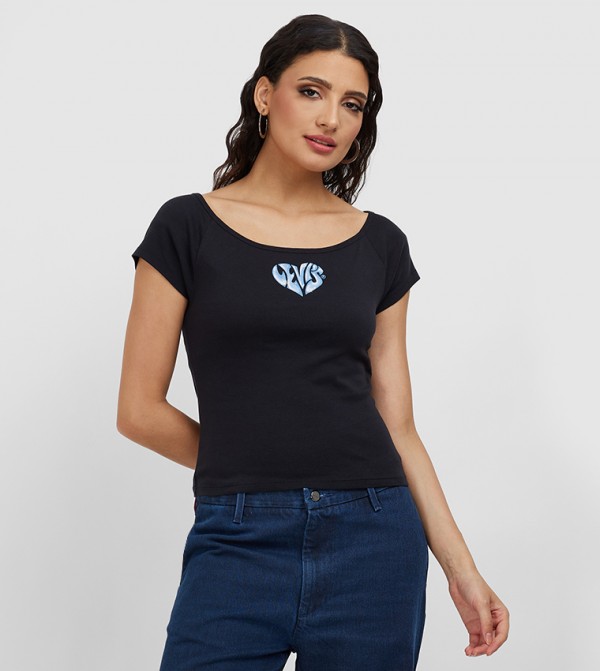 Printed Short Sleeves Top