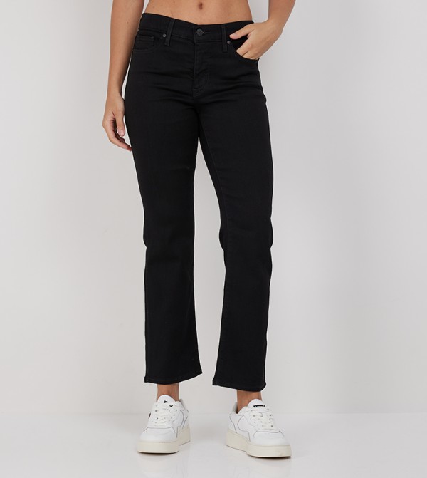 314 Solid Flared Jeans