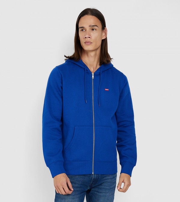 Classic Housemark Zippered Hooded Jacket