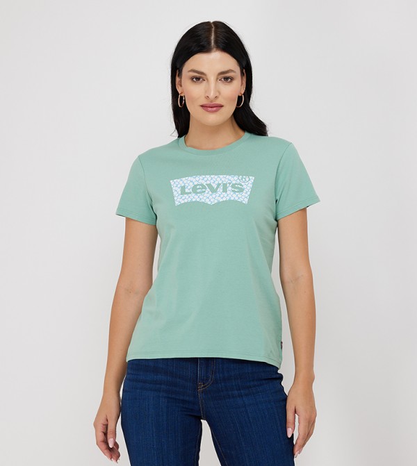 Logo Print Short Sleeves T-Shirt