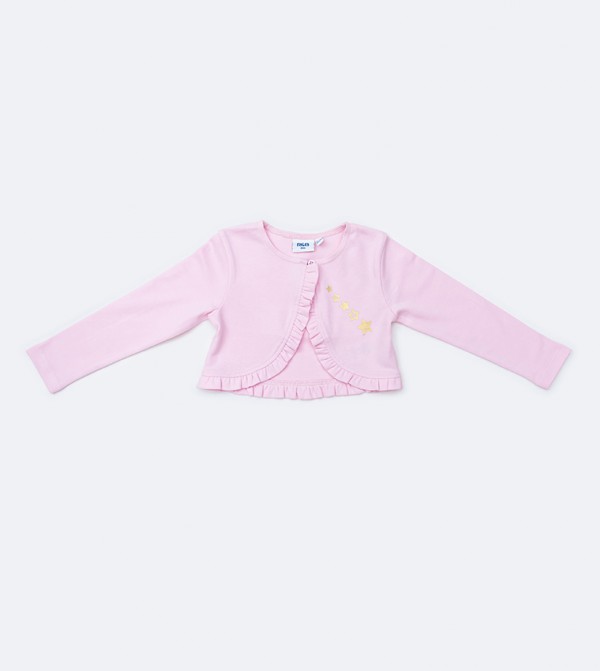 Buy R B Kids Long Sleeves Knitted Bolero Shrug In Pink 6thStreet UAE
