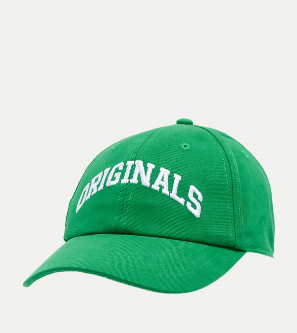 Buy Calvin Klein Logo Embroidery Baseball Cap In Green | 6thStreet UAE