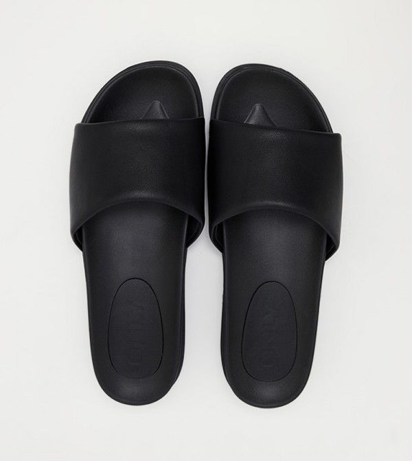 Black plain online sliders