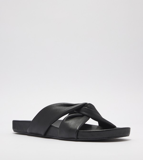 Buy Sam Edelman BAY 16 Embellished Flat Sandals In Black