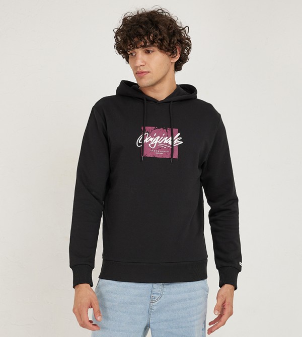 Printed Long Sleeves Hoodie