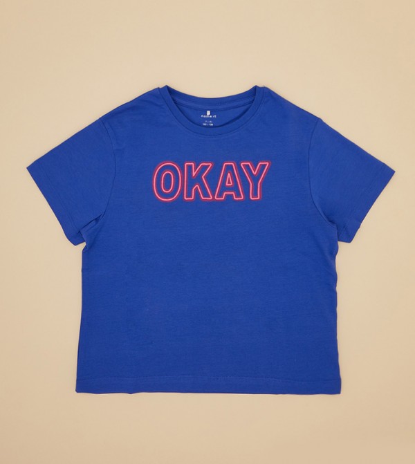 Embroidered Crew Neck T-Shirt