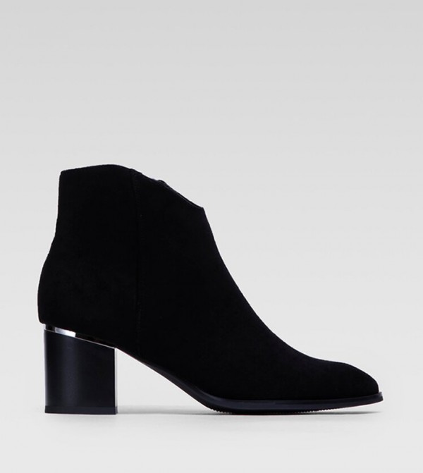 Zippered Ankle Boots