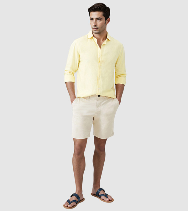 شورت تشينو مطاطي 