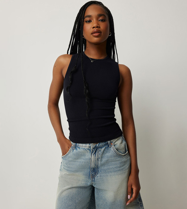 Ribbed Seamless Tank Top