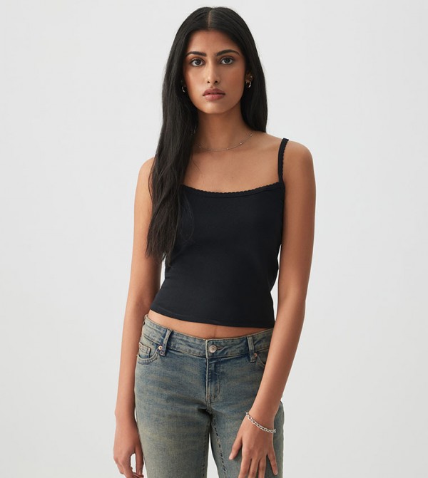 Ribbed Sleeveless Top