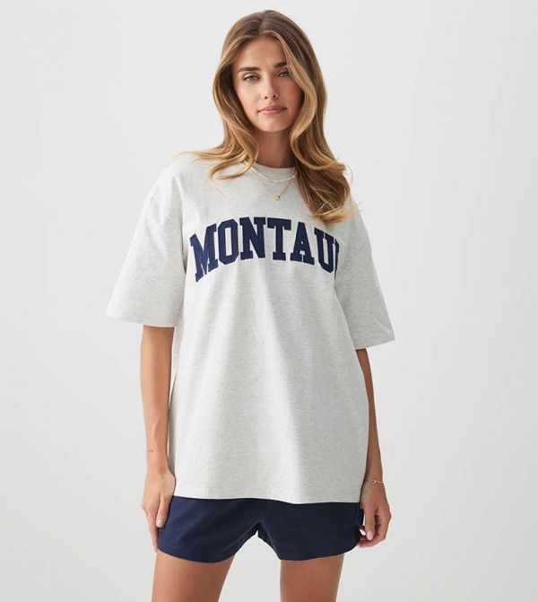 Embroidered Oversized T-Shirt