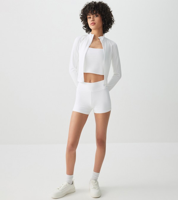 Solid 3" Biker Shorts