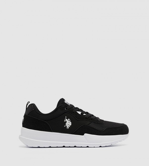 JOHNNY Logo Detail Lace-Up Sneakers