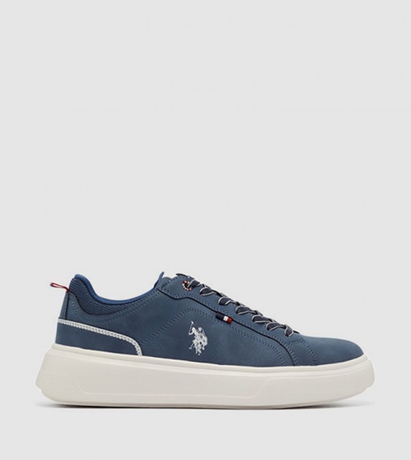 NATEN Logo Detail Lace-Up Sneakers