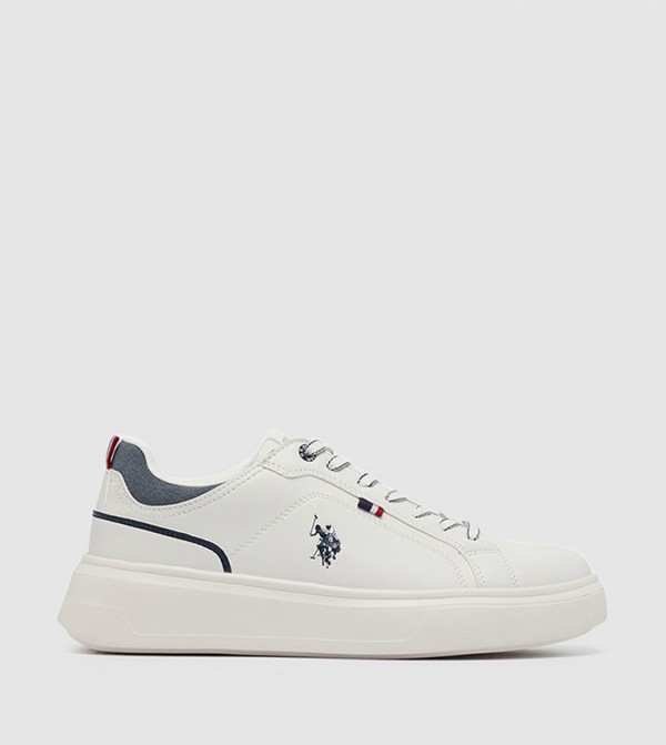 NATEN Logo Detail Lace-Up Sneakers