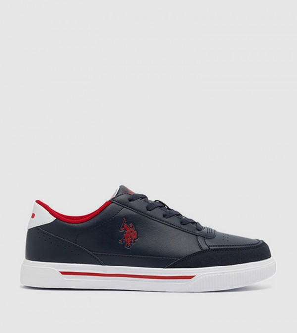 OLIGAR Logo Detail Lace-Up Sneakers