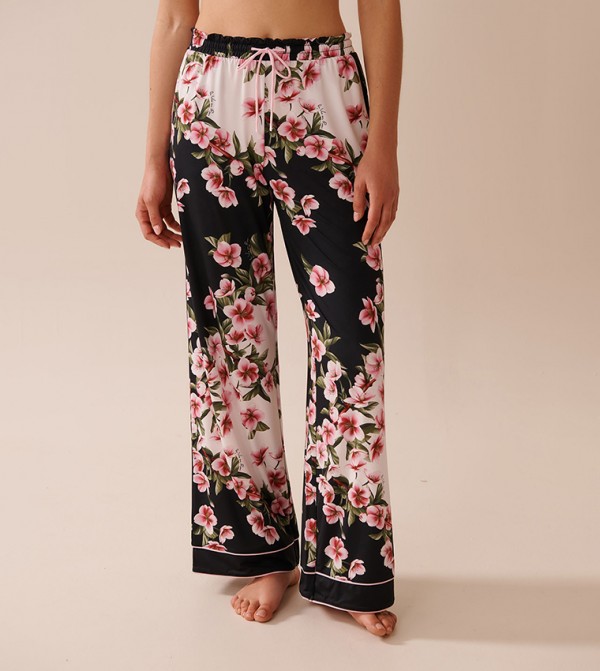 Cherry Blossom Print Recycled Fibers Pyjama Pants