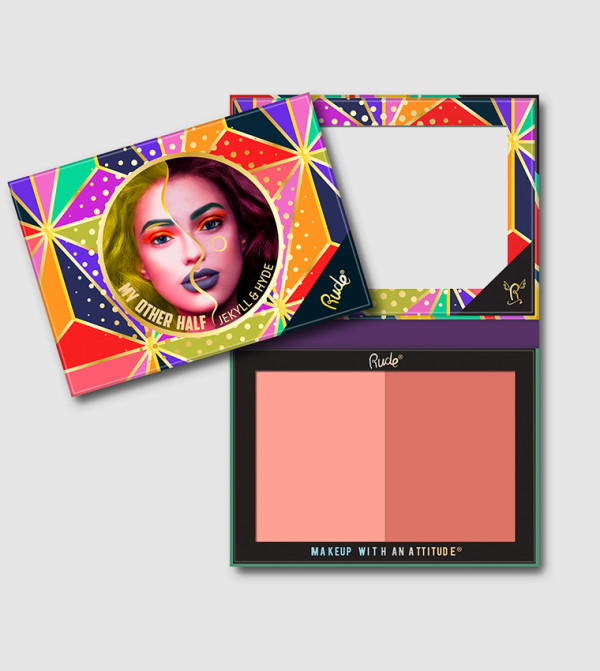RUDE My Other Half Duo Shade Face Palette - Oxymoronic main image 0