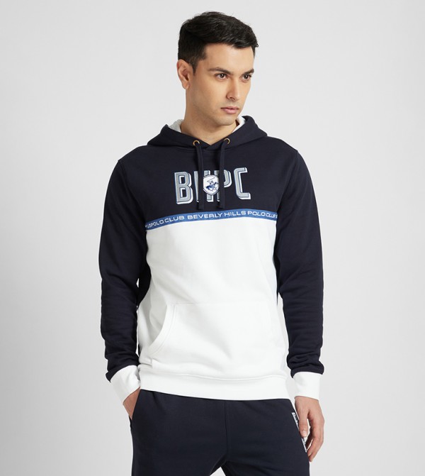 Color Block Long Sleeves Hoodie