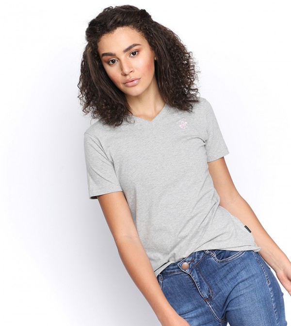 Logo Embroidered Short Sleeves T-Shirt