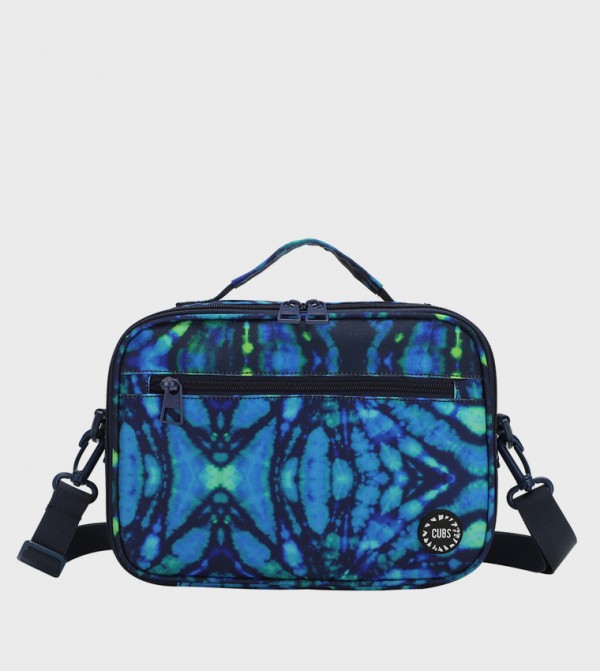 Deep Blue Tie-Dye Lunch Bag